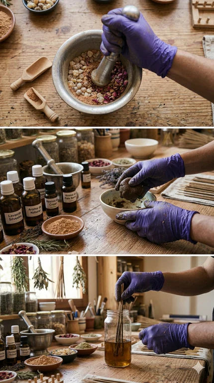 El alma de Karma Aromas: El arte de crear velas e inciensos con nuestras propias manos