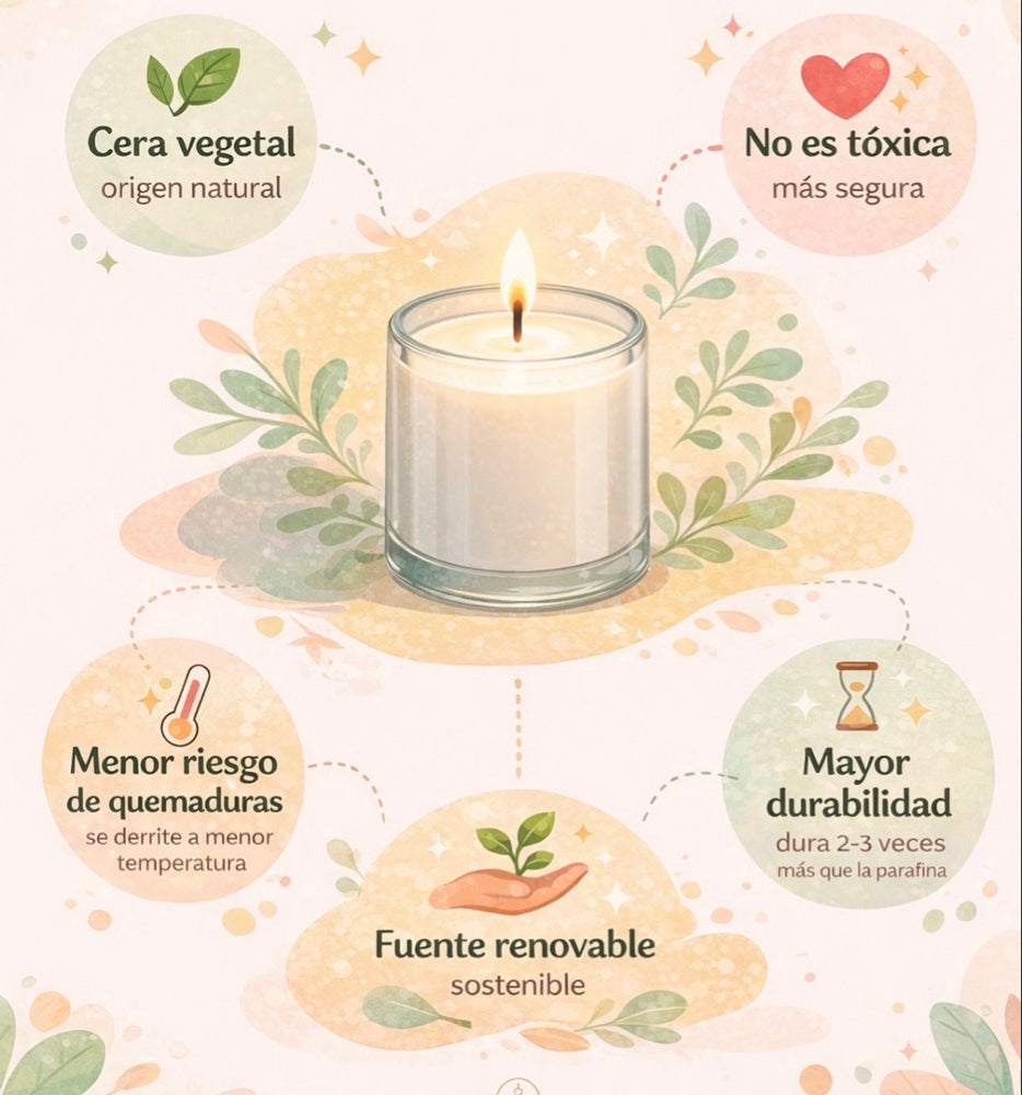 Cera de soja vs. Parafina: La verdad sobre las velas que tienes en casa