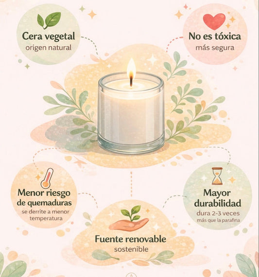 Cera de soja vs. Parafina: La verdad sobre las velas que tienes en casa