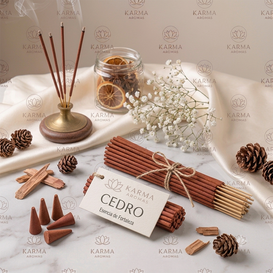 Incienso Artesanal - Cedro (Pack de 6 unidades)