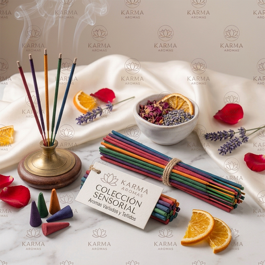 Inciensos Artesanos - Colección Sensorial, (pack de 6 unidades)