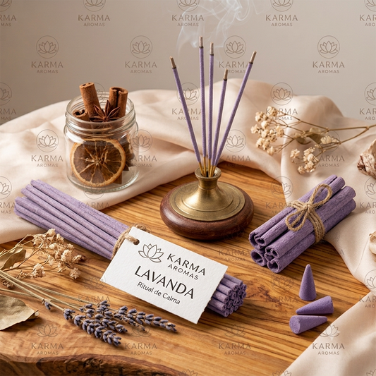 Inciensos Artesanales - Lavanda , (pack de 6 unidades)