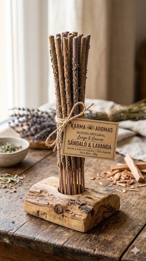 Incienso Artesanal Natural (pack de 6 unidades)